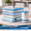 SpaceMax™ – Kit Organizador a Vácuo + Bomba Elétrica