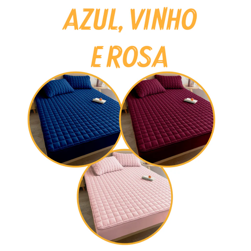 Jogo de Cama Impermeável Premium – Hydra Soft™ [COMPRE 1, LEVE 3]