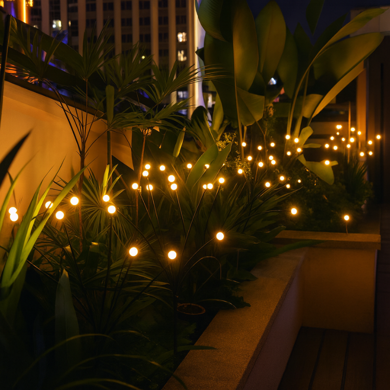 Kit de Luminárias Vagalume com Energia Solar