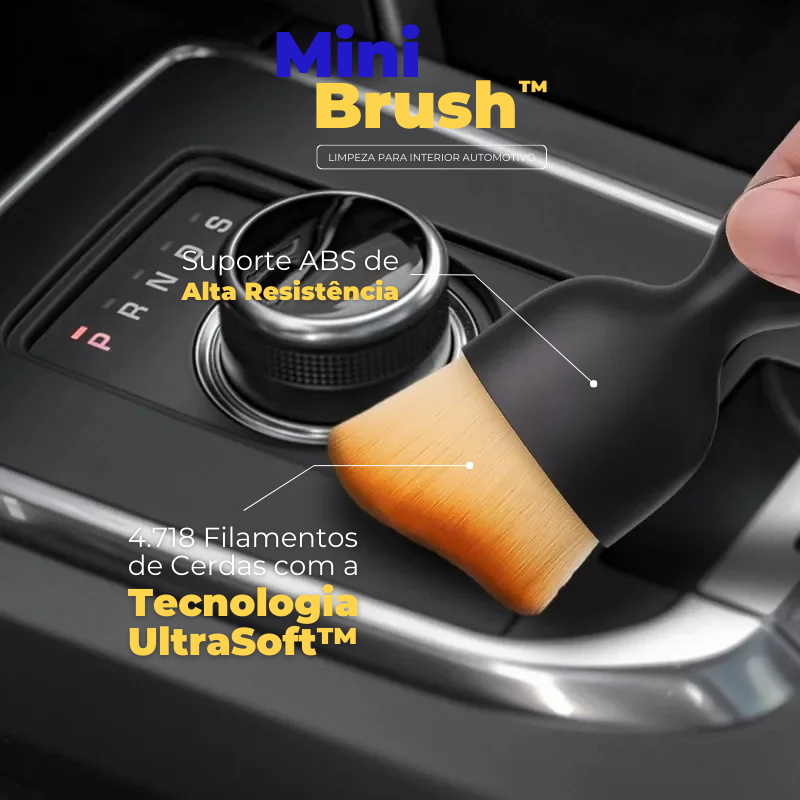 Escova de Limpeza para Interior Automotivo - MiniBrush™