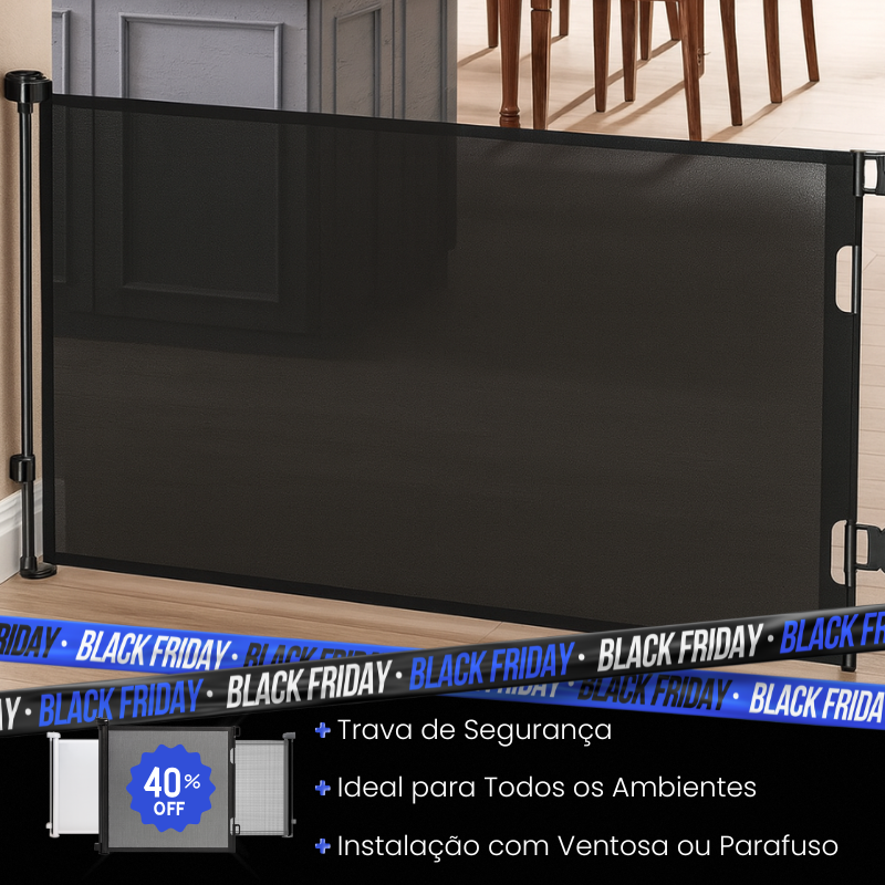 Portão de Segurança Retrátil - SecuriFlex™