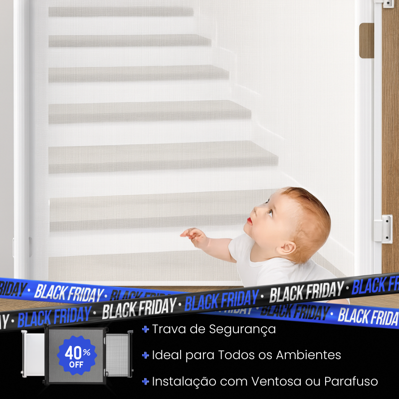 Portão de Segurança Retrátil - SecuriFlex™