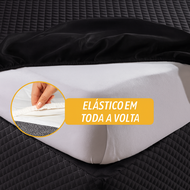 Jogo de Cama Impermeável Premium – Hydra Soft™ [COMPRE 1, LEVE 3]