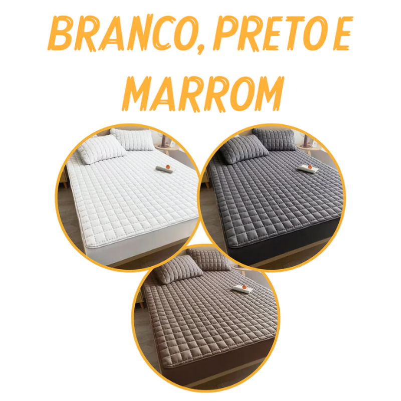 Jogo de Cama Impermeável Premium – Hydra Soft™ [COMPRE 1, LEVE 3]